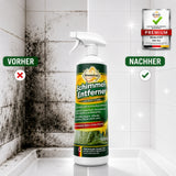 WOONFUX Schimmelentferner für Bad Dusche Fliesen Fugen Fenster Keller und Silikon